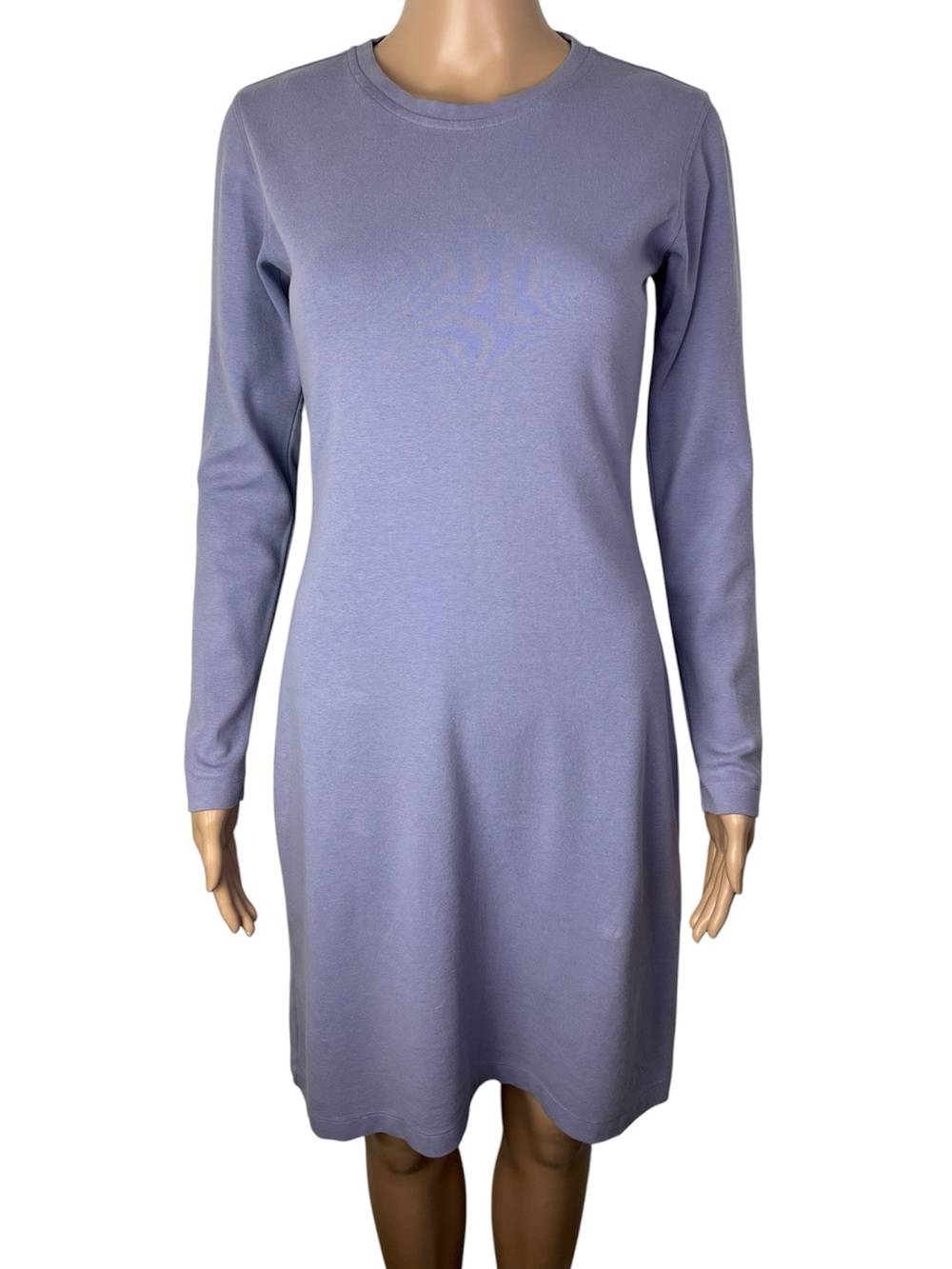 Patagonia Long Sleeve Lilac Lavender Purple Short Minimalist Sheath Shirt Dress